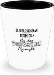 Amorfos Electronics Man. Technician Gifts - Awesome Shot Glass For Electronics Manufacturing Technician Professionals, Funny And Creative Electronics Man. Shotglass