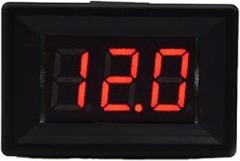 0.36 Inch LED Digital Voltmeter 2-Wire DC Voltage Meter 4.5-30V Panel Mount Display for Accurate Measurement in Industrial and Electronic Testing Applications(red)