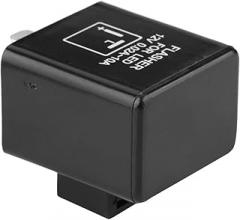 2-Pin Electronic Car Flasher Relay LED Decoder for Turn Light 12V Applicable Cars Motorcycles