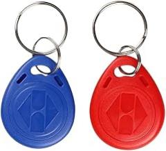 10pcs EM4100 125khz Id Keyfob Tag Tags Llavero Porta Chave Card Sticker Key Token Ring Proximity Chip TK4100 New 2025 for Arrival High Reliable Electronic Component, Stable Performance