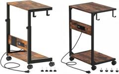 Height Adjustable PC Stand and CPU Cart Bundle, Rolling Floor PC Stand Fits Under Desk, CPU Holder Cart for Carpet with Hooks, Home Office.B0F5HF212Q -B0DSVX7JG3