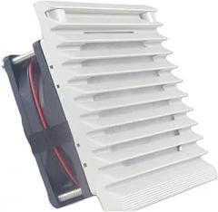 for #801 IP44 106X106X52mm Ventilator Filtier Kits Dual Ball 12V 24V AC 115V 230V Enclosure Cabinet Cooling(DC24V)