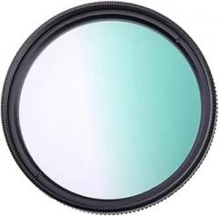 Graduated Gradual Color DSLR Camera Lens Filter 49mm 52mm 55mm 58mm 62mm 67mm 72mm 77mm Blue Red Orange Lens Filter Excellent(49mm,Gradual Green)