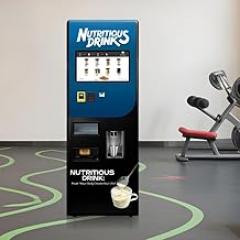 Protein Shake Vending Machine for Commercial Use, Smart Electronics Vending Machine with Card Reader, Temp Control & Inventory Monitoring for Gyms & Offices