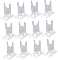 20pcs Adjustable Plate Display Holder Card Stand Easel for Office Home