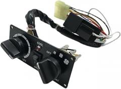 for Lon-King LG60 Liugong LG60 Sa-ny SY60 65 Air Conditioning Switch Air Conditioning Panel Controller Switch 12V Excavator Accessories