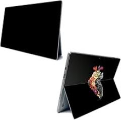 MightySkins Carbon Fiber Skin for Microsoft Surface Pro 7 - Spring Heart | Textured Carbon Fiber Finish | Easy to Apply, Remove, and Change Styles | Made in The USA (CF-MISURPR7-Spring Heart)