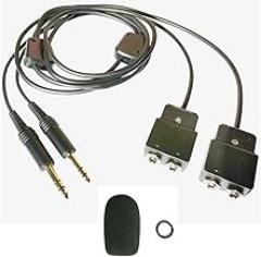 UFQ GAM-GA2F General Aviation Headset Splitter-GA Splitter for 2 headsets Free with a Super high Density Sponge with O Ring