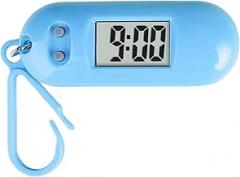 LED Keychain Portable Silent Electronic Watch, Small Digital Clock, Timekeeping Tool