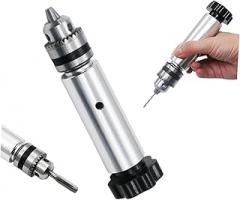 Mini Precision Hand Drill Set Durable Pin Vise Tool for DIY Crafts Woodworking and Electronic Repair Clamping Range Lightweight Multi-Tool