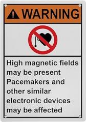 Industrial ANSI MRI X Ray Microwave Warning Sign - 8