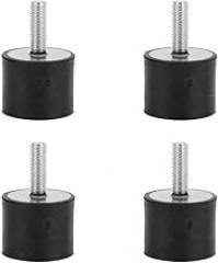 Anti Vibration Rubber Bobbin Mount Premium Heavy Duty Shock Absorber Isolator for Automobile Industry Heavy Machinery Electronic Equipment Air Compressor Vibration Body 4PCS VE25 (VE25*20 M6*18)