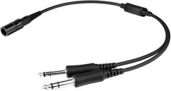Aviation Headset to General Aircraft (GA) Adapter for Bose A20 Lemo 6Pin