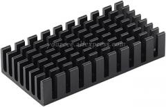 2pcs/1pc Heatsink 50 * 25 * 10mm Radiator Cooler Cooling Fin Aluminum Heat Sink Black 50x25X10mm New 2026 High for Reliable Electronic Component, Precision, Stable Performance