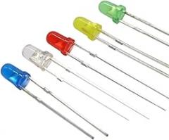 100Pcs 3mm LED Diode Super Bright Multicolor Electronic Components Bulb Lamps White/Red/Yellow/Green/Blue Light Emitting Diodes New for Arrival 2025 High for Quality
