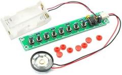 Taidacent DC3-12V NE555 Eight Note Circuit Board Low Consumption Electronic Piano Module Piano Sound Module Music Sound Module