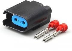 1 Set 2 Pin Wheel ABS Sensor Connector Automotive Electronic Starter Auto Engine Lamp Male Female Socket for Cars DJ7022Q-1.5-11(Follow me Cheaper 2,1 Set)