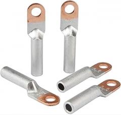 Cable Connector Crimp Type Copper Aluminum Terminal Tube Crimping Piece DTL 10mm2 16mm2 25mm2 35mm2 50mm2 70mm2 95mm2 120mm2(DTL-10)
