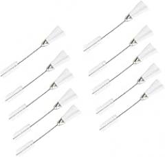 10Pcs Double Head Lint Brush Sewing Machine Double Ended Nylon Bristles for Music Instrument Electronics Brushes