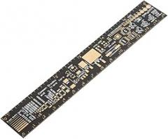 Printed Circuit Board Ruler Multifunctional High Hardness Measuring Tool for Electronic Engineers 15cm 6.3inch PCB Design Essential
