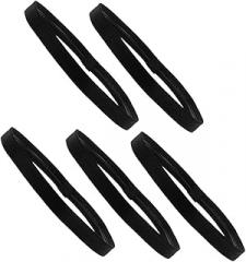 Milisten 5pcs Women Elastic Sports Headbands Non Slip Breathable Sweatbands for Yoga Running Gym Stylish Hair Accessories for Active