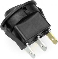 12V Spst Rocker Switch with LED Light Round Off Toggle for Car Boat Easy Installation Random Color Options for Additional Electronic Equipment