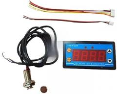 DC9-24V Electronic Digital Display Tachometer Sensor Motor Speed Measuring Instrument YH-TC01