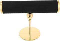 Milisten T-bar Jewelry Display Rack Compact Dark with Gold Base, Bracelet and Watch Organizer Stand for Necklace Storage, Jewelry Display and Storage for Home Or Retail