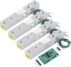 4pcs Load Cell Sensor 1KG 5KG 10KG 20KG HX711 Module Electronic Scale Aluminum Alloy Weighing Pressure YZC131 New 2025 High for Reliable Component, Precision, Stable Performance