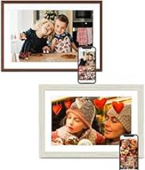 Frameo Digital Picture Frame 2 Pack, 1pc 10.1 inch Photo Frame Electronic 32GB Memory, 1280 * 800 Touch Screen, 1pc 10.1inch 1280 * 800 Digital Photo Frame 32GB Memory, Auto-Rotate, Share Photo Video