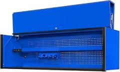 Extreme Tools DX Series 72 in. W x 21 in. D Extreme Power Workstation Hutch in Blue with Black Handle DX722101HCBLBK