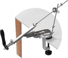 Sharpener Set Fixed-Angle Sharpener Sharpening Kit Slicker Edge Sharpener Abrasive Holding System with 4 Sharpening Stones