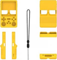 Silicone Protective Case for R36S Plus Handheld Gaming Console – Slim Fit, Anti-Slip & Dustproof Cover with Precise Cutouts | Shockproof Shell for Enhanced Grip