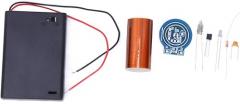 Mini Coil Battery Powered No Arc Remote Ignition Electronic DIY Kit High Efficiency Beautiful in line Devices PVC Frame Easy Installation Student Experiments Assembly Kit