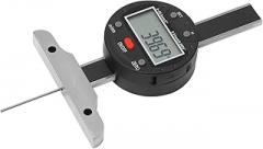 LCD Display Depth Gauge, Digital Electronic Indicator with Data Interface, Alloy Steel Base, Long Lasting Performance, Battery Powered, Versatile Use