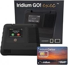 Iridium GO! Exec Satellite WiFi Hotspot Terminal - Voice, Messaging & Data, Tracking Tracker & GPS Smart Device