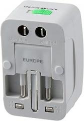 Travel Conversion Plug Copper Durable ABS Multifunctional Adapter Portable US EU & UK Plugs International Power Adapter Plug Electronic Product