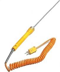 High Precision Industrial Electronic Thermometer Liquid Surface High Temperature Thermocouple Contact Probe