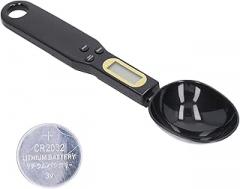Food Scale Spoon Digital Black Ingredient Weighing Spoon Scale with Electronic Screen for Kitchen