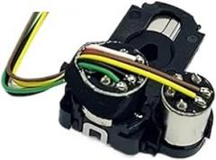 1pcs DC 3V-5V Optical Instrument Accessory Adjustable Aperture + Filter Dual Rotating Electronic Magnet