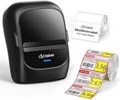 CLABEL Label Maker with Price Stickers – 230PCS Blank Roll for 221B/220B/230B Label Maker, 1.96