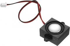 PATIKIL 3 Watt 4 Ohm Mini Speaker, 1PCS Full-Range Mobile Portable Advertising Machine Micro Loudspeaker Connector for Small Electronic Project, Black Silver