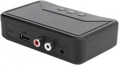 Bluetooth 5.0 Receiver Wireless 3.5mm Jack AUX NFC to 2 RCA Audio Stereo Adapter, with Latest Power Isolation Technology, Support U Disk Playback