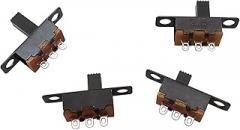 20Pcs Toggle Switch SS12F15 1P2T Slide Switch 50V 0.5A Handle High 3mm 4mm 5mm 6mm for DIY Power Electronic Projects(6mm)