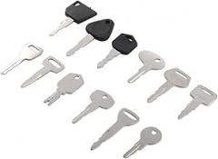 Chcury1 Heavy Equipment Construction Machines Switch Keys 21PCS Heavy Equipment Keys Set For Yale For Cat For Clark For Komatsu For Toyota For Ford oosan For Nissan