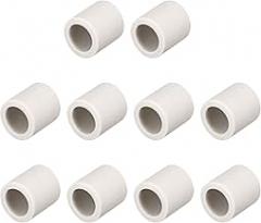 uxcell 10pcs 9mm Dia Ceramic Tube Insulated Electronic Wire Bundle Heat Insulation Protection Single Bore