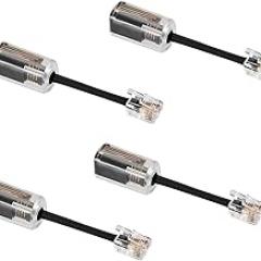 RJ9 4P4C Telephone Cord Detangler, 8Ft Telephone Handset Cord and 360 DeGrrie Rotating Landline Cable Detangler New 2026 High for Reliable Electronic Component, Precision, Stable Performance