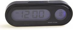 Car Dash Clocks Luminous Electronic Clock with Temperature Display For Automobile Dashboard