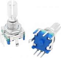 2pcs Rotary Encoder with Switch EC11 Audio Digital Potentiometer 20mm Code DIY Electronics New 2025 for Arrival High Reliable Electronic Component, Precision, Stable Performance