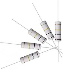 10Pcs 180K Ohm Resistor, 5W 5% Tolerance Metal Oxide Film Resistors, Axial Lead, Flame Proof for DIY Electronic Projects and Experiments
